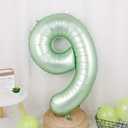 2 x 40 Inch Olive Green Numbers 9 Balloon, Balloons Decorations for 9 19 90 Birthday Party, Engagement, Wedding, Graduations, Photo Shoot Supplies