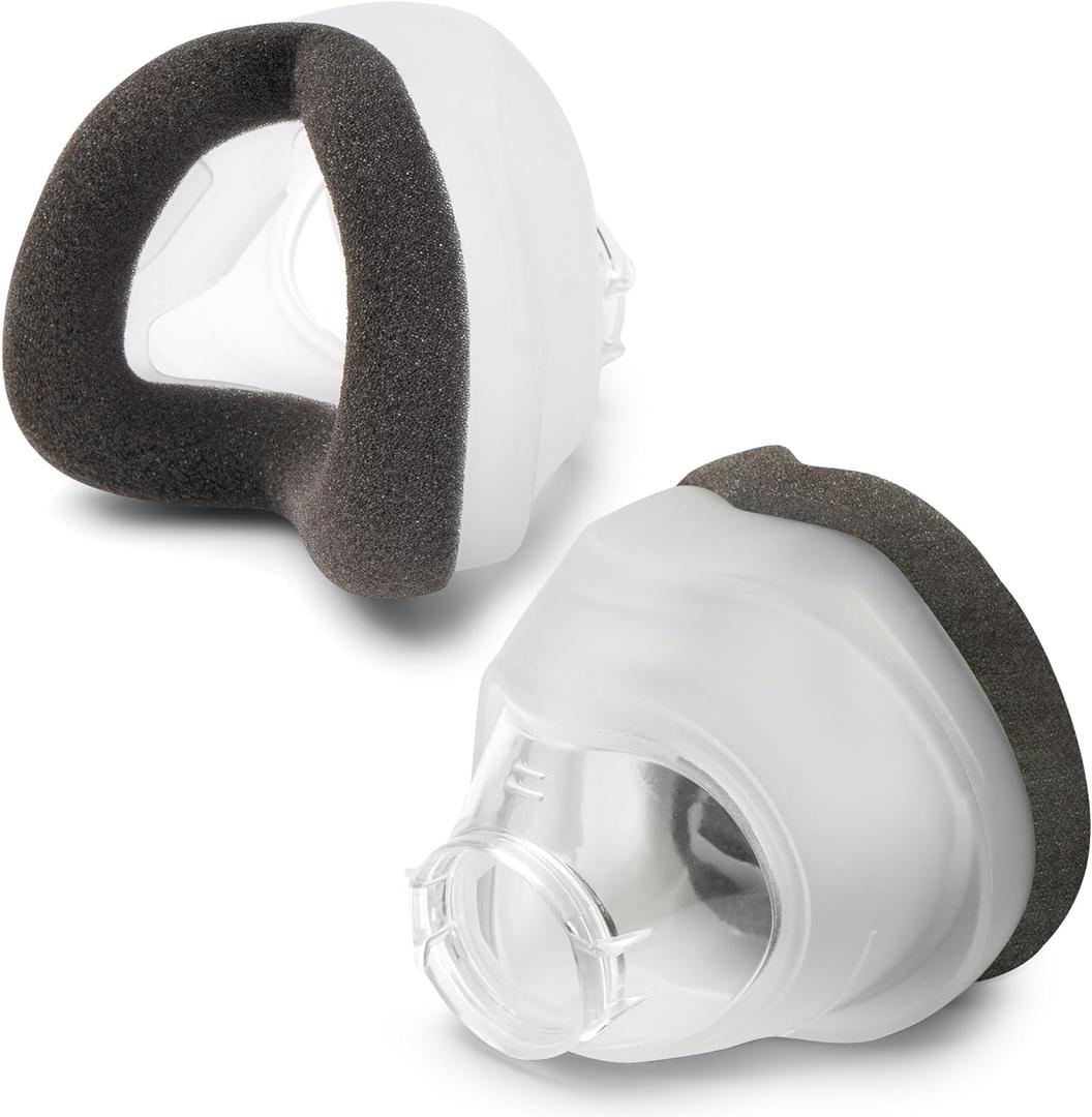 Medihealer Upgraded N20 Nasal Cushion for Airfit N20 Nasal Mask(L), 2 PCS Comfortable Memory Foam Cushion Compatible with Airfit N20, Great Value CPAP Supplies Brown