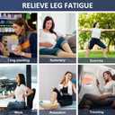 Plus Size Compression Socks for Women Men Wide Calf L/XL-5XL (15-20mmhg) Knee High Socks Support Compression Stockings for Nurses and Flying (Zipper - 3 Pairs - Nude)