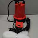 3/4 HP Cordless Water Pump for Milwaukee 18V Battery(No Battery), 750 GPH Submersible Sump Pump with Check Valve Adapter & 17ft Power Cord, 33ft Outlet Pipe, Water Removal for Pool, Hot Tubs, Rooftops