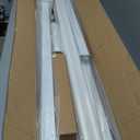 Hand Rails for Outdoor Steps，Stair Handrail & Indoor Stair Railing Kit，Railings for Outdoor Steps for Fence & Outdoor Steps (2, White-Straight, 4 Step)