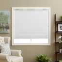 Cellular Shades Cordless Blackout Honeycomb Blinds Fabric Window Shades White(Blackout), 31" W x 72" H