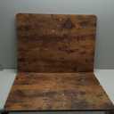 Dog Crate Topper Wood Countertop for 42 Inch Dog Cage, Dog Crate Table Topper Collapsible Dog Kennel Topper (Rustic Brown, 42 Inch)