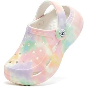 HOBIBEAR Boys and Girls Garden Clogs Slip on Children Sandals Water Shoes for Indoor Outdoor (Toddler/Little Kids), Size 22