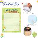 Pajean 12 Pcs End of Year Teacher Gifts Teacher Appreciation Notepad Gift Sets Lined Notepads to Do List Memo Notepads for Graduation Present Colored Cute Sticky Paper Notes Supplies(Elegant Style)