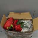 Karenhi 13 Pcs Spring Summer Mason Jar Table Decor Sunflower Centerpieces for Spring Tiered Tray Table Office Home Kitchen Indoor Decor(Rose)