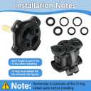 GP77886 Mixer Cap and GP800820 Pressure Balancing Unit Assembly, Compatible with Kohler K-GP77886, Shower Cartridge Replacement for K-304 and K-11748 1/2" Pressure Balancing Valve