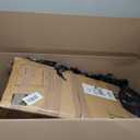 VASAGLE BBK129W01 Bathroom Cabinet with 3 Doors, Mirror Cabinet, Open Compartment, Adjustable Shelves, 16.5 x 70 x 75 cm, Cloud White