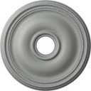 Ekena Millwork CM18BRBZSDecorative Ceiling Medallions Modeled After Original Historical Patterns & Designs, Silver