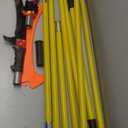 Pole Saws for Tree Trimming, 7.3-27 ft Extendable Tree Trimmers Long Handle Pruner, Sharp Steel Blade and Scissors High Branches Trimming, Tree Pruner, Tree Saw (7.3-27 ft with Scissors)