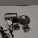 slopehill Professional Ionic Hair Dryer, Powerful 1800W Fast Drying Low Noise Blow Dryer with 2 Concentrator Nozzle 1 Diffuser Attachments for Home Salon Travel (Grey)