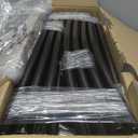 Queension Metal Arch Backdrop Stand 7Ft Wide 7.7Ft High, Wedding Arch Frame for Wedding Decorations, Balloon Arch Stand with Base for Ceremony, Outdoor Garden Arch Trellis for Climbing Plants, Black