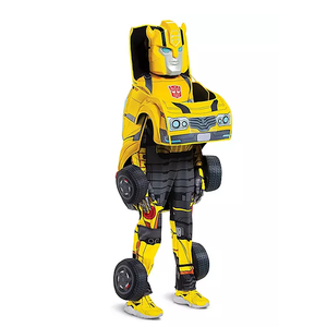 Disguise Hasbro Transformers Child Bumblebee Converting Costume +4, Size 4-6Y