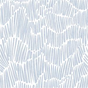 Blue Modern Striped Wallpaper Peel and Stick Wallpaper Boho 17.3"787" Simple Removable Self Adhesive Wall Paper for Bedroom Waterproof White and Blue Contact Paper Vinyl