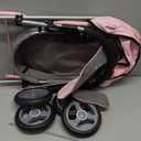 Bayer: 4-in-1 Toy Baby Doll Pram Stroller Cosy Set - Dolls Up to 18" (Pink/Grey) | Baby Dolls | Pretend | Dress up | Accessory
