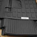 powoq Fuel 8 Seats Floor Mat Compatible with 2022-2026 Kia Carnival Cargo Mat Non-Hybrid&Prestige Trunk Liner TPE Cargo Floor Liner Replacement for 2022-2026 Kia Carnival Accessories