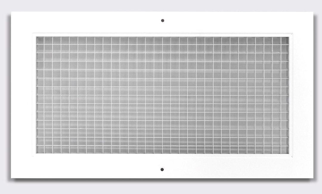 HVAC Premium 8" x 16" or 16" x 8" Cube Core Eggcrate Return Air Grille - Aluminum Rust Proof - HVAC Vent Duct Cover - White [Outer Dimensions: 9.75 X 17.75]