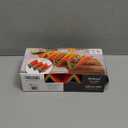 Aichoof Colorful Taco Holder Stands Set of 6 - Premium Large Tray Plates Holds Up to 3 or 2 Tacos Each, PP Health Material Very Hard and Sturdy, Dishwasher & Microwave Safe
