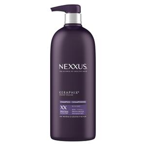 Nexxus Keraphix Shampoo With ProteinFusion for Damaged Hair Keratin Protein, Black Rice, Silicone-Free 33.8 oz Nexxus Keraphix Shampoo With ProteinFusion for Damaged Hair Keratin Protein, Black Rice, Silicone-Free 33.8 oz