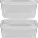 Hapivida Goggles Case, PP Plastic Storage Box for Diving Snorkeling Equipment with Dustproof Protection, Universal Fit, Value Pack of 2 for Swimming Accessories