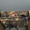 Weatherproof Heated Cat House for Outdoor in Winter, Heated Cat Bed Kitty Shelter with Cat Heating Pad, Insulated & Safe Escape Door, Warm House for Outside Stray Cat (Leaf Color, 12"x16"x16")