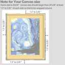 ECOIOU DIY Canvas Stretcher Bars 24X36 Inch Canvas Frame, Sturdy Stretcher Frames for Oil Paintings, Prints, Paint by Numbers & Posters, Thickness 11/16" x Width 1-1/2" (Need Extra Size to wrap Around The Frame)