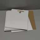 Folding Magnetic Dry Erase Learning Project Scrum Whiteboard, 12" x 18", Folds to 9" x 12", Set of 10 by Foam Phonics