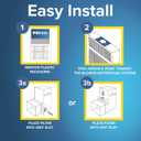 Filtrete 16x25x4 Air Filter MERV 12, MPR 1550 Certified Asthma & Allergy Friendly 2-Pack, Fits Lennox & Honeywell, AC Furnace HVAC Filters, Pleated Electrostatic (Actual Size 15.88x24.56x4.31 in)