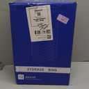 Tiawudi 12 Pack Plastic Storage Bins, Multi-Use Organizer Bins, Pantry Organizer, Clear Storage Containers for Home, Kitchen, Office, Cabinet, Shelf and Fridge Organization