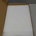 Kathfly 3 Pcs 8.5x11'' Slat Wall Sign Holders, Clear Slatwall Picture Frames Brochure Holders Accessories, Display Shelves Frame Mount Sleeve for Panel Advertise Flyer