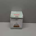 Glass Dome Essential Oil Diffuser with Glass Reservoir & Wood Base-No Plastic, 200ml Ultrasonic Diffuser for Aromatherapy with Timer 7 Color Light Auto-Off for Home Office Yoga Pilates (Yellow)