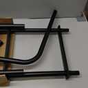 Universal Exterior RV Ladder, 7.6FT-8.4FT Aluminum Travel Trailer Ladder, 250lbs Capacity, Black