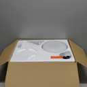 ZMISHIBO 52 Inch Ceiling Fan with Light, App&Remote Control, Flush Mount Low Profile, Dimmable 20W LED Light, Quiet Reversible Motor for Bedroom, Living Room, Apartment, Brown