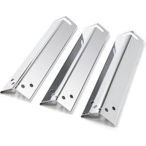 Adviace Replacement Grill Parts for Expert Grill XG10-101-002-02 3 Burner Gas Grill, Stainless Steel Heat Plates for 3 Burner Walmart Expert Grill Model, 3-Pack