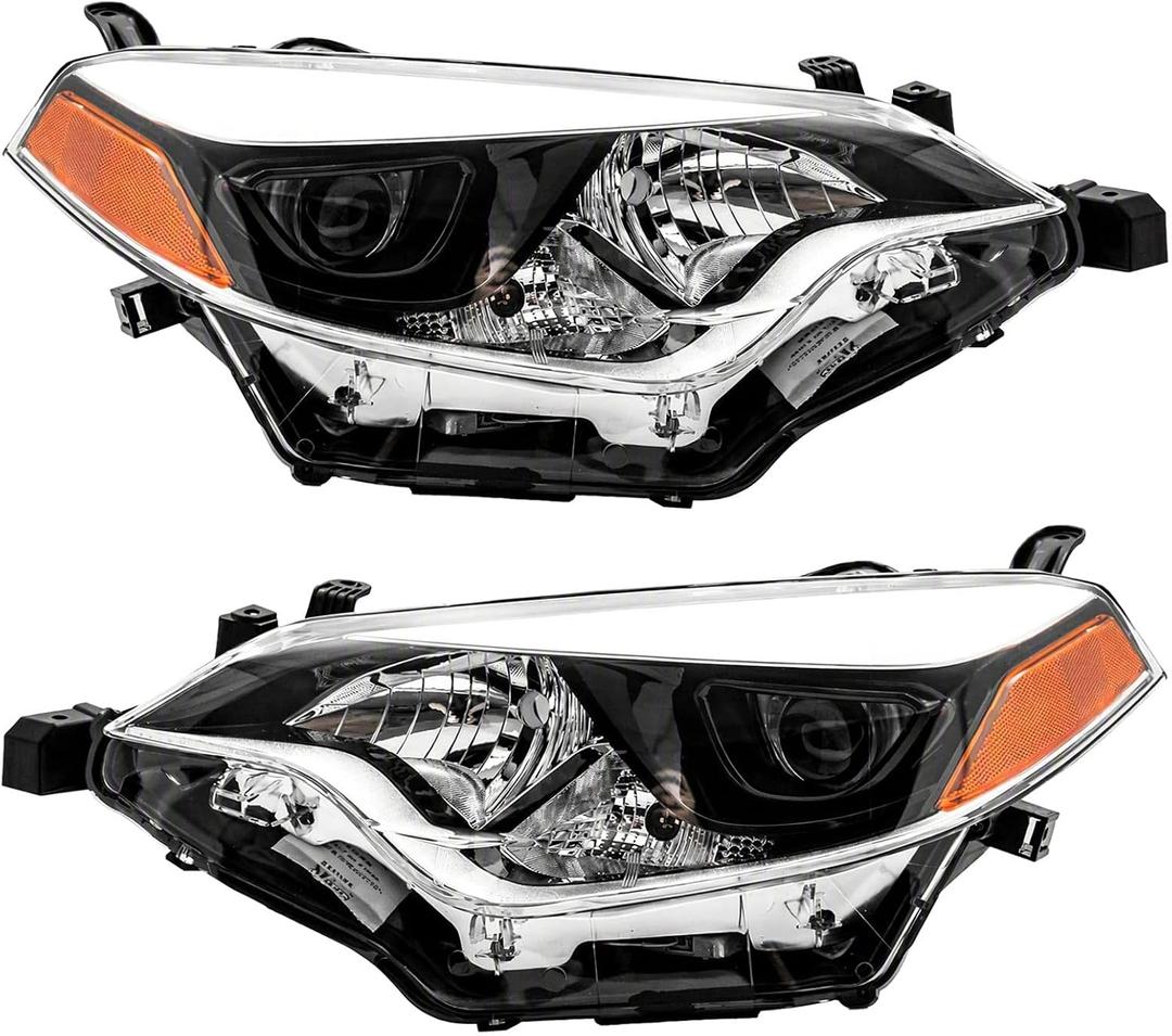 LED Projector Headlights For 2014 2015 2016 Toyota Corolla CE/C/LE/L/S
Plug and Play, Driver and Pssenger Side, 81150-02E60,81110-02E60,TO2502216,TO2503216