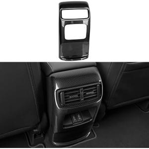 Rear Air Vent Outlet Decals for Honda CR-V 2017 2018 2019 2020 2021 2022 Accessories CRV ABS Carbon Fiber Interior Stickers