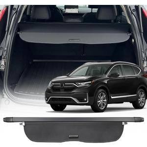 Cargo Cover for 2017-2022 Honda CRV Accessories, for Honda CRV Accessories Retractable Trunk Cover Security Shield Shade Privacy Screen for CR-V Anti-Peeping(Canvas)