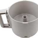 112204S Cutter Bowl Fit for Robot Coupe R2, R2B, R2N, R2 Dice Food Processors  3-Quart Gray Replacement Bowl