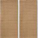 Jacquotha Waffle Bathroom Hand Towels 2-Piece (Tan)  Cotton, Soft, Lightweight, Lint Free, 13 x 29