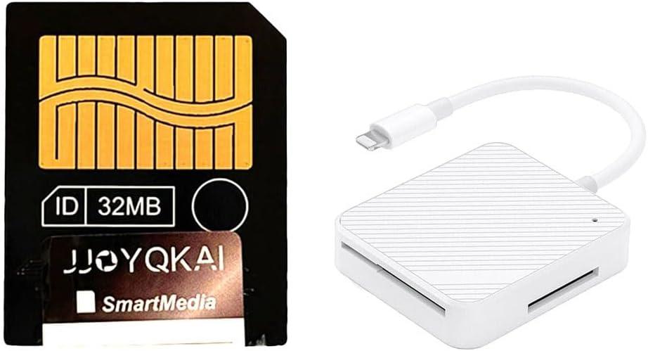 SmartMedia Card 32MB SM Memory Card Smart Media Card W/Lighting to Memory Card Reader