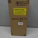 NEEDOMO Christmas Decorations Outdoor&Indoor, 17''/12'' Metal Candle Lantern Decor,Christmas Lanterns with Snowflakes Stars and LED Candle for Home Porch Patio Table Centerpieces, Xmas,No Glass