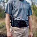 BRAVOBELT Belly Band Holster - by BRAVOBELT Athletic Performance Holster for Running, Jogging, Hiking - G17-43 S&W M&P 40 Shield | for Men & Women (XL - 45" - 55" Belly)