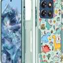 for Moto G Stylus 5G 2025 Case Women - Cute Girls Phone Cover Girly Kawaii Aesthetic Design Dinosaurs Heavy Duty Protective Shockproof Military Grade for Motorola Moto G Stylus 5G 2025 Cases