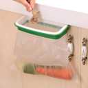 Lunies Over the Cabinet Plastic Trash Bag Holder for Kitchen, Under Sink Trash Can, Grocery Bag Holder for RV,Bathroom, Dorm Room, Office 8.6"x 4.9"