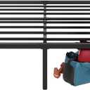 ZINUS Van 16 Inch Queen Metal Platform Bed, Steel Slat Support, No Box Spring Needed, Eco Friendly WonderBox Packaging, Easy Assembly, Black