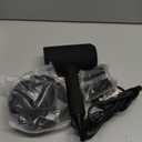 slopehill Professional Ionic Hair Dryer, Powerful 1800W Fast Drying Low Noise Blow Dryer with 2 Concentrator Nozzle 1 Diffuser Attachments for Home Salon Travel (Black)