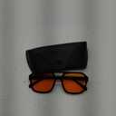 Freckles Mark Retro Aviator Sunglasses for Mens Womens Double Bridge Vintage 70s Square Glasses F9757