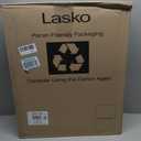 Lasko Pedestal Fan, Oscillating Fan for Bedroom with Adjustable Height and 3 Cooling Speeds, Portable, 18", Black, 1827