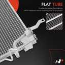 A-Premium Air Conditioning A/C Condenser Compatible with Nissan Pathfinder 2013-2019 & Infiniti QX60 2014-2018, JX35 2013, 2.5L 3.5L, Replace# 4201, 921003JA0E