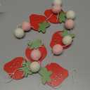 Strawberry Wooden Garland - Strawberry Theme Decorations,Strawberry Felt Garland,Girl First Birthday Themes,Sweet One Banner (Banner Strawberry)